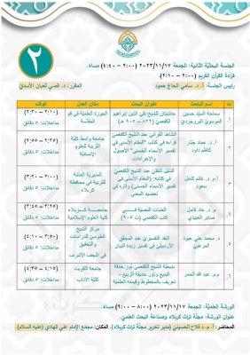 ما هو منهاجُ مؤتمرِ حَراكِ كربلاءَ العلميّ الدَّوليّ؟