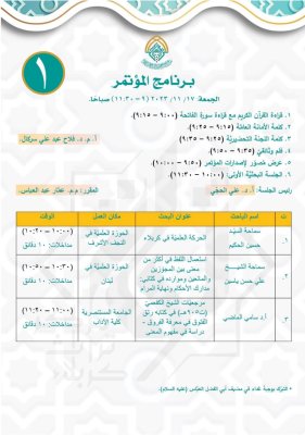 ما هو منهاجُ مؤتمرِ حَراكِ كربلاءَ العلميّ الدَّوليّ؟