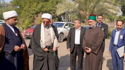 أمينُ عامّ العتبةِ العبّاسيّةِ يزورُ تُراثَ الحِلَّةِ