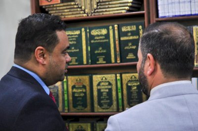 شعبة الإعلام المعرفيّ تُشارك في معرضٍ بجامعة الفرات الأوسط التقنيَّة