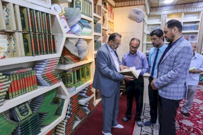 تُراثُ البصرةِ يستقبلُ وفدًا من نقابةِ المعلمينَ