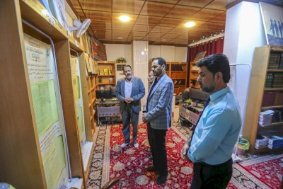 تُراثُ البصرةِ يستقبلُ وفدًا من نقابةِ المعلمينَ
