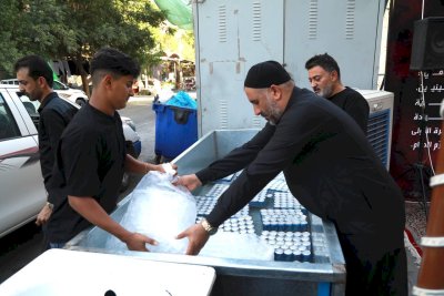 منتسبو الإعلامِ المعرفيّ يبذلون جهودًا استثنائيَّةً في موكبِ الأشبالِ