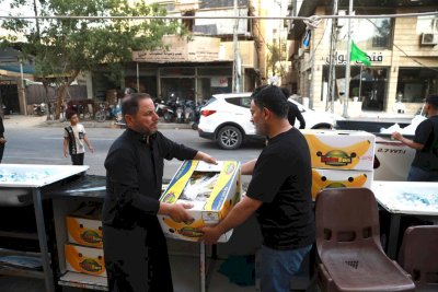 منتسبو الإعلامِ المعرفيّ يبذلون جهودًا استثنائيَّةً في موكبِ الأشبالِ