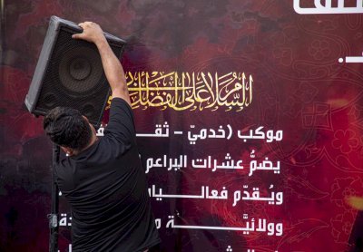 منتسبو الإعلامِ المعرفيّ يبذلون جهودًا استثنائيَّةً في موكبِ الأشبالِ