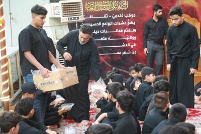 منتسبو الإعلامِ المعرفيّ يبذلون جهودًا استثنائيَّةً في موكبِ الأشبالِ
