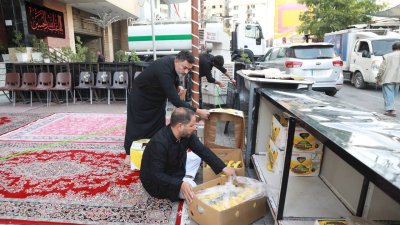 منتسبو الإعلامِ المعرفيّ يبذلون جهودًا استثنائيَّةً في موكبِ الأشبالِ