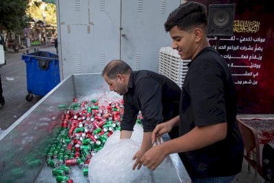 منتسبو الإعلامِ المعرفيّ يبذلون جهودًا استثنائيَّةً في موكبِ الأشبالِ