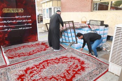 منتسبو الإعلامِ المعرفيّ يبذلون جهودًا استثنائيَّةً في موكبِ الأشبالِ