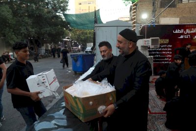 منتسبو الإعلامِ المعرفيّ يبذلون جهودًا استثنائيَّةً في موكبِ الأشبالِ
