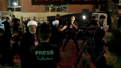 عدساتُ الفضائيَّاتِ والوكالاتِ تَرصدُ أشبالَ الطفِّ