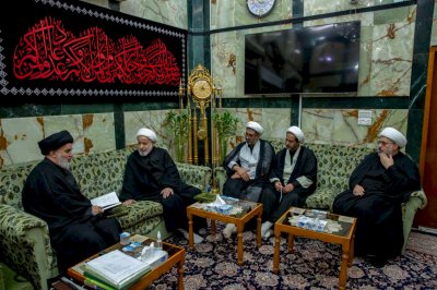 السّيّد الصافيّ يلتقي الشّيخ الطَّبسيّ والشّيخ الهلاليّ ويؤكِّدُ الاهتمام بالمشاريع التَّحقيقيَّة