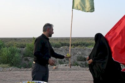 تُراثُ الجنوبِ يواكبُ الزائرينَ ويُقدِّمُ لهم الخدماتِ عِبرَ موكبِهِ