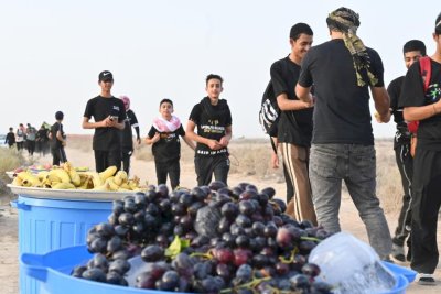 تُراثُ الجنوبِ يستمرُ بخدمةِ الزائرينَ في موكبِ جنوبِ الولاءِ