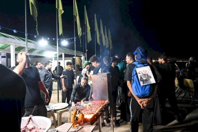 تُراثُ الجنوبِ يستمرُ بخدمةِ الزائرينَ في موكبِ جنوبِ الولاءِ