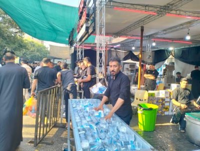 موكبُ (جنوب الولاء) يصلُ إلى كربلاءَ المُقدَّسةِ