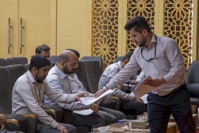 باختبارٍ تحريريٍّ.. قسمُ المعارفِ يختتم دورته العقائديَّة