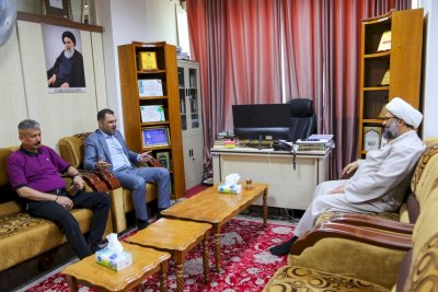 تُراثُ البصرةِ يستقبلُ وفدًا من مركزِ المخطوطاتِ والتُّراثِ البصريّ