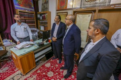 تُراثُ البصرةِ يستقبلُ وفدًا من الوقفِ الشيعيّ