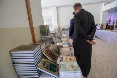 تراثُ البصرةِ يشاركُ في معرضِ الكتابِ بجامعةِ البصرةِ