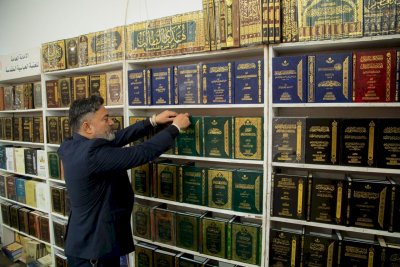 بدورتِهِ الـ ١٩.. قسمُ المعارفِ يُشاركُ في معرضِ كربلاءَ الدَّوليّ للكتابِ