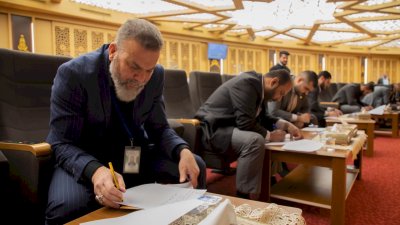 قسمُ المعارفِ يختتمُ دورةَ الاستعدادِ الروحيّ باختبارٍ تحريريّ