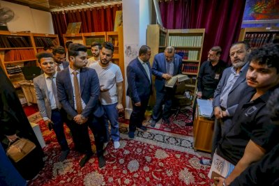 وفد من هندسة النفط والغاز يزورُ تراث البصرة