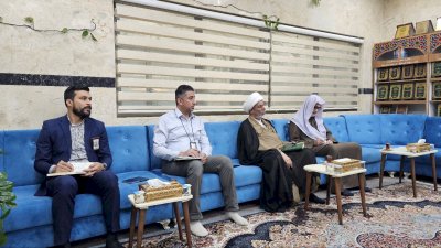 الهلاليُّ يترأَّسُ اجتماعًا دوريًّا لمناقشةِ مشاريعِ قسمِ المعارفِ وخططِه المستقبليَّة