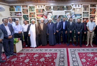 وفدُ دراساتٍ عُليا من جامعةِ البصرةِ في رِحابِ مركزِ تُراثِ البصرةِ