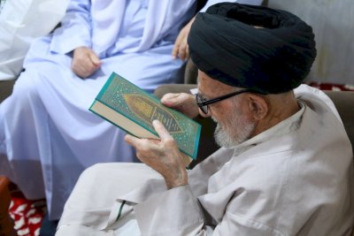 تراثُ كربلاءَ يزورُ العلّامةَ السيدَ أحمدَ الأشكوريّ
