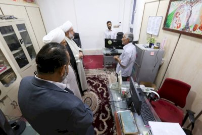 رئيسُ قسمِ المعارفِ يزورُ مركزَ تراثِ البصرةِ ويطّلعُ على مشاريعِهِ الثقافيةِ والعلميةِ