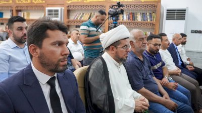 مركزُ تُراثِ الحلَّةِ يشاركُ في افتتاحِ مزارِ العلَّامةِ المحقِّقِ الحِلِّيّ
