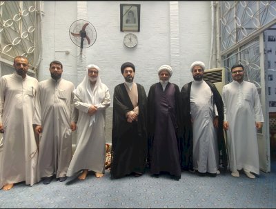 مركزُ تُراثِ كربلاءَ يَمدُّ جُسورَ التَّواصلِ العِلميِّ معَ أَعلامِ النَّجفِ الأشرفِ