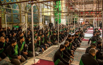 موكب عزاء العتبتين الحسيينيه والعباسية بذكرى استشهاد امير المؤمنين (عليه السلام)