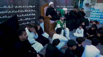 أشبالُ الطفِّ يُحيونَ ذكرى القاسمِ بنِ الحسنِ عليهِما السّلامُ في فعاليّةٍ سنويّةٍ مؤثّرةٍ