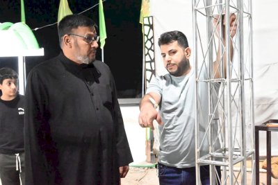 موكبُ جنوبِ الولاءِ ينطلقُ بخدمتِهِ السنويَّةِ لزائري الأربعينيَّةِ في ذي قار