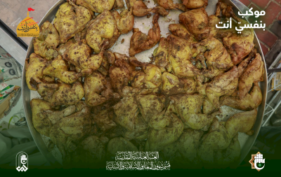 إدارةُ موكبِ بنفسي أنتَ: قدَّمنا ٧٥ ألف وجبةٍ رئيسةٍ لزُوّارِ الأربعينِ