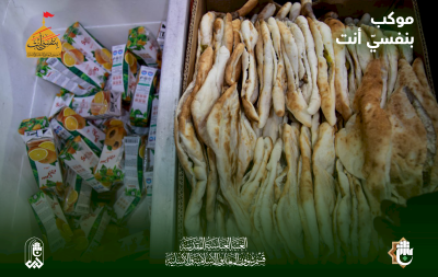 إدارةُ موكبِ بنفسي أنتَ: قدَّمنا ٧٥ ألف وجبةٍ رئيسةٍ لزُوّارِ الأربعينِ