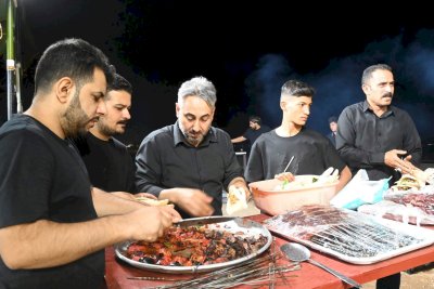 موكبُ جنوبِ الولاءِ: قدَّمنا آلافَ الوجباتِ والخدماتِ لزُوّارِ الأربعينِ