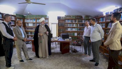 زيارةٌ مُثمرةٌ لرئيسِ قسمِ المعارفِ إلى مركزِ تُراثِ الحِلَّةِ