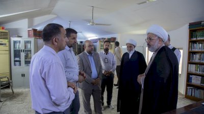 زيارةٌ مُثمرةٌ لرئيسِ قسمِ المعارفِ إلى مركزِ تُراثِ الحِلَّةِ