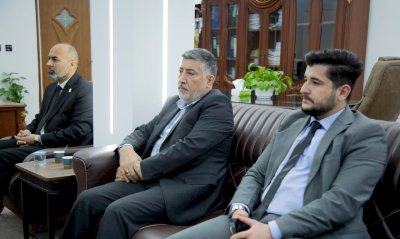 قسمُ المعارفِ يبحثُ تعزيزَ التعاونِ العلميِّ معَ كليةِ التربيةِ في جامعةِ كربلاءَ