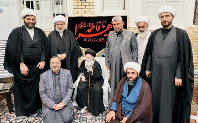 وفدُ المعارفِ يُواصِلُ نشاطَهُ العلميَّ في إيران بزيارةِ السيّدِ الزنجانيّ