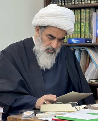 الشيخُ الهلاليُّ يزورُ الشيخَ اللَّنكرانيّ في إطارِ جولتهِ العلميّةِ بإيران