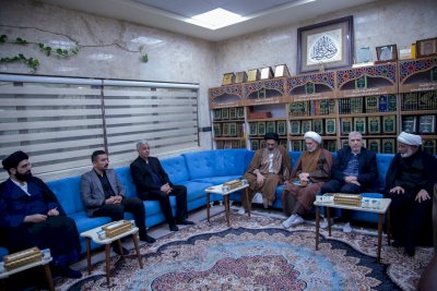 قسمُ المعارفِ يستقبلُ وفدًا من العتبةِ الرضويَّةِ المطهَّرةِ