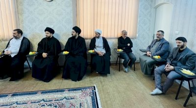 الشَّيخُ الهلاليُّ يتفقَّدُ مركزَ التُّراثِ الإسلاميِّ في مشهدَ المقدّسةِ