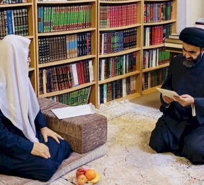 مركزُ تراثِ كربلاءَ يزورُ عددًا من الشخصياتِ العلميَّةِ في النجفِ الأشرفِ