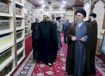 مركزُ تراثِ البصرةِ يستقبلُ سماحةَ السَّيِّدِ عبدِ الحسينِ القاضيِّ
