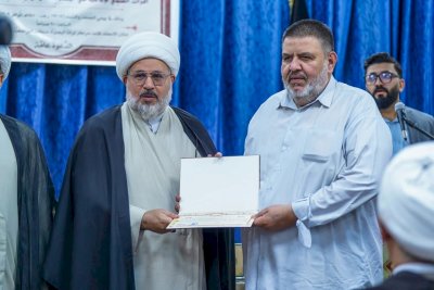 الشيخُ الهلالي يُشرفُ على فعالياتِ ندوةِ مركزِ تراثِ البصرة