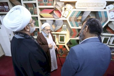 مركزُ تراثِ البصرةِ يستقبلُ الشيخَ المحقِّقَ نجم الدِّين الطبسيّ